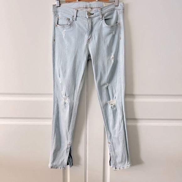 Rag & Bone Zipper Capri Jean, Size 29 - Picture 2 of 16